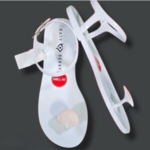 NWT Katy Perry Collections 'The Peeps Mushroom Geli' Jelly Sandal Size 8